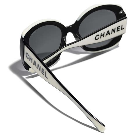 chanel black and white sunglasses|Chanel sunglasses online shop.